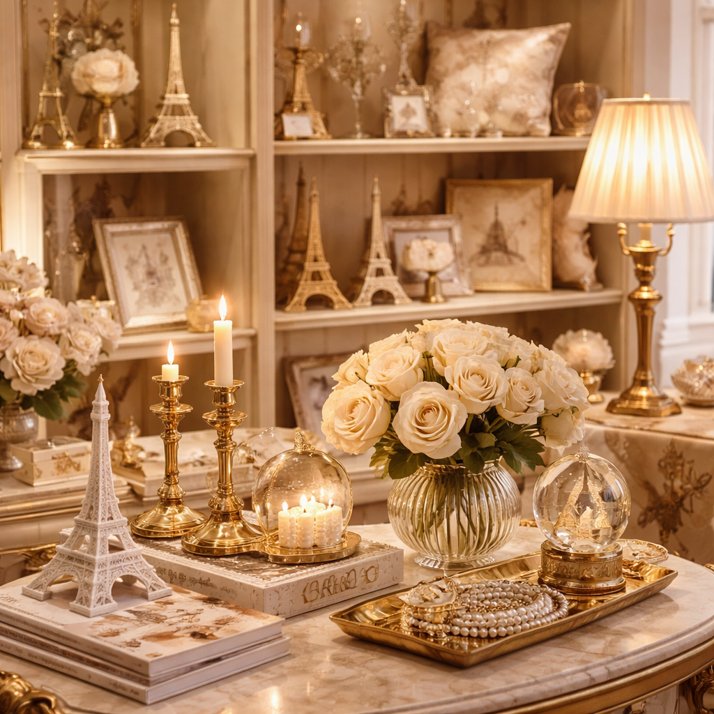 Objets de décoration et souvenirs parisiens pour la maison