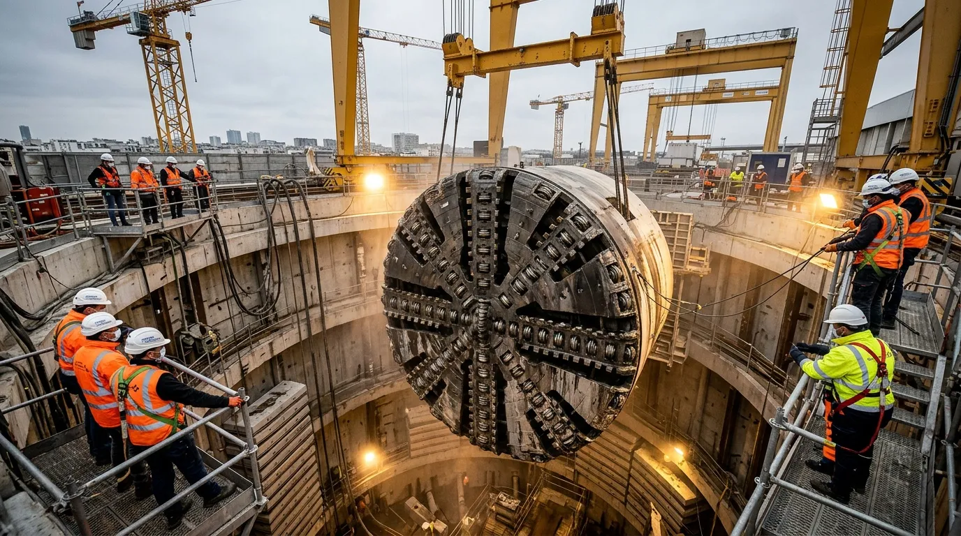 Grand Paris Express ligne 15 Est : nouveau tunnelier