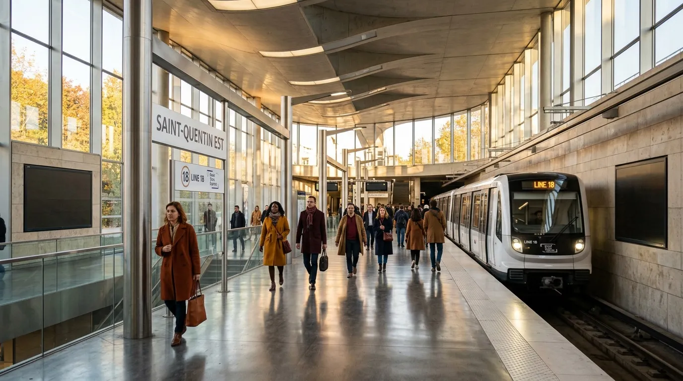 Ligne 18 Grand Paris Express : ouverture automne 2026