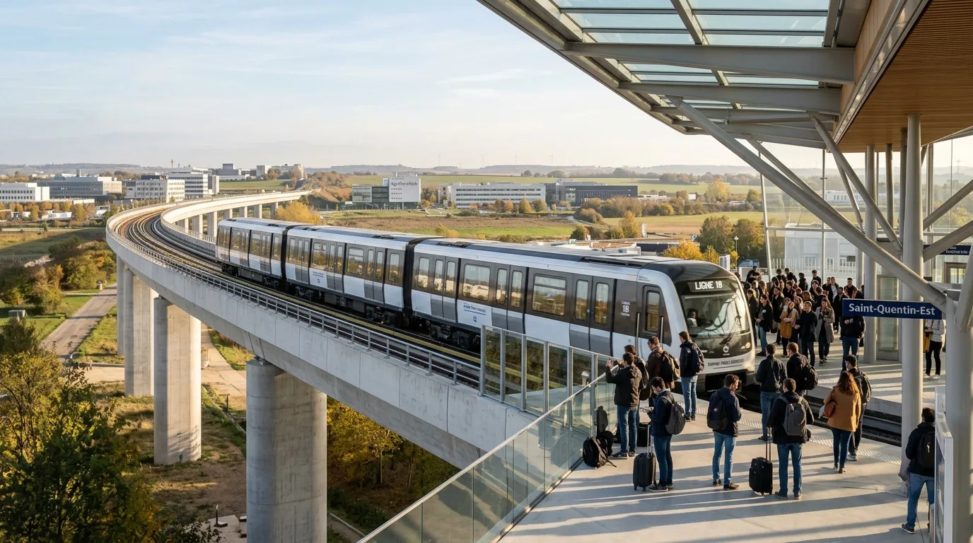 Ligne 18 Grand Paris Express : lancement Saclay
