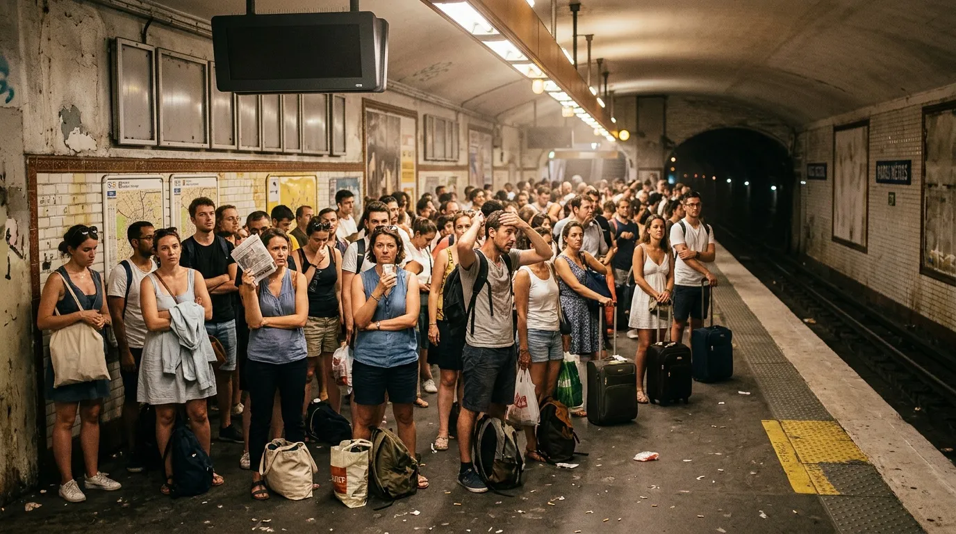 Perturbations métro RER Île-de-France : 20-26 juillet