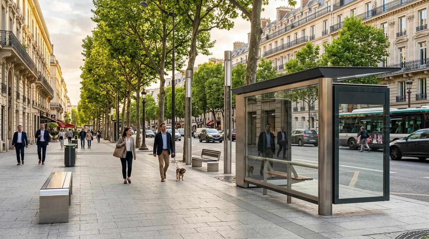 Mobilier urbain Loire-Atlantique : le spécialiste du Grand Paris