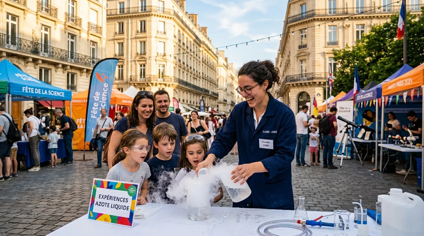 Fête de la Science 2026 : animations gratuites Paris