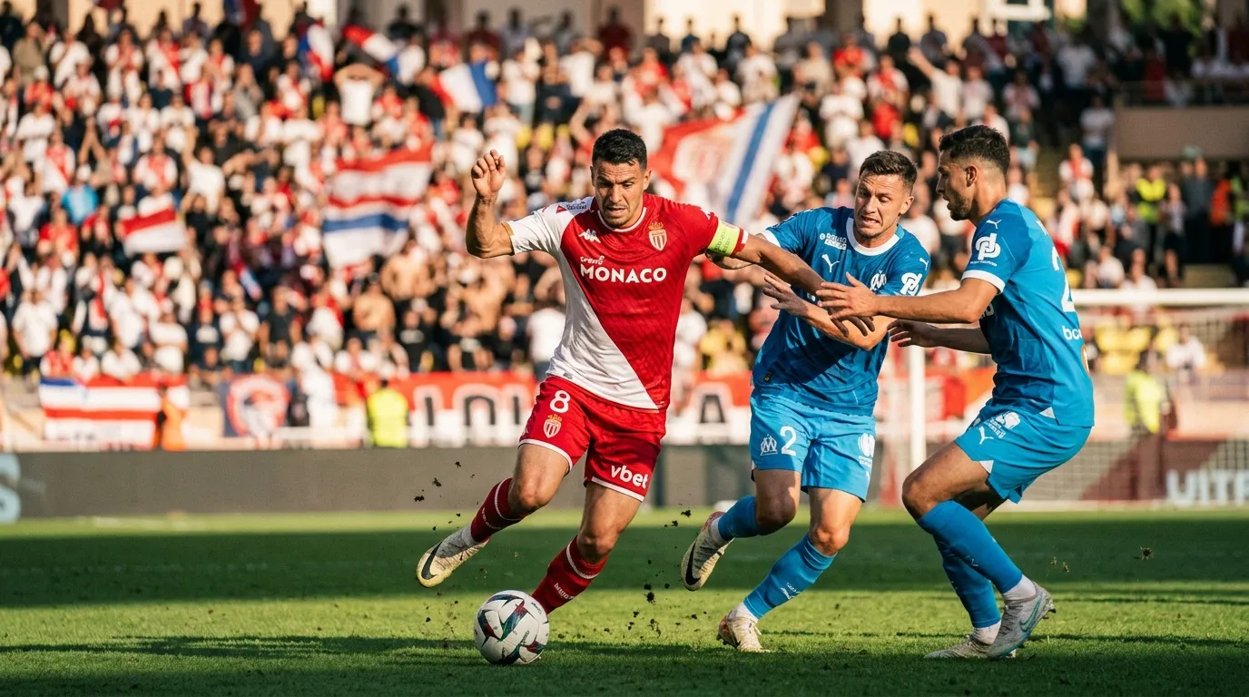Monaco dompte l'OM : Brunner brille en Ligue 1