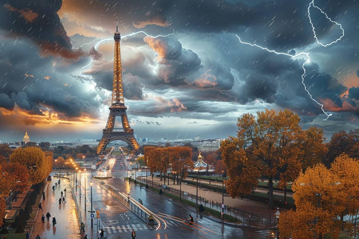 Alerte tempête Kirk : Paris et l'Île-de-France en vigilance orange face aux vents violents