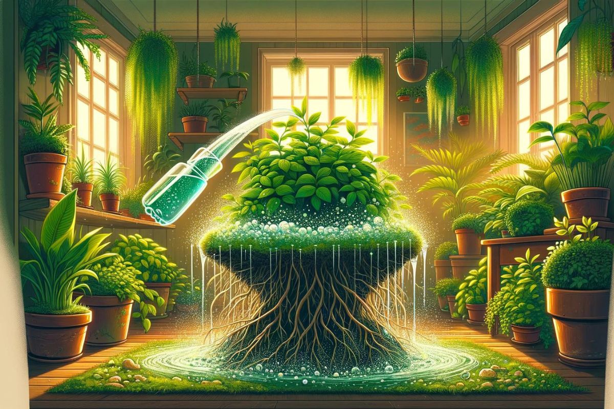 Verdure luxuriante : l'eau gazeuse, le secret insolite pour des plantes épanouies
