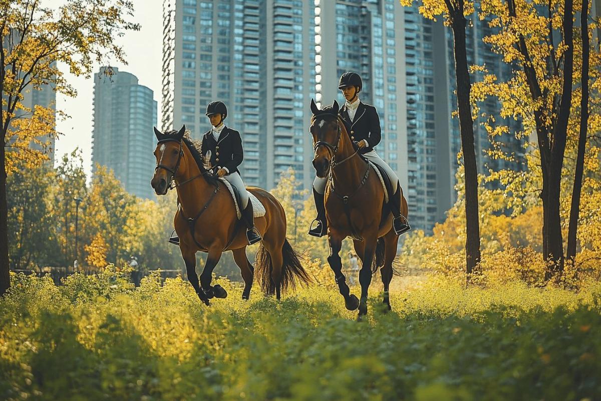 Les chevaux dans la ville : un rendez-vous incontournable pour les amoureux des équidés