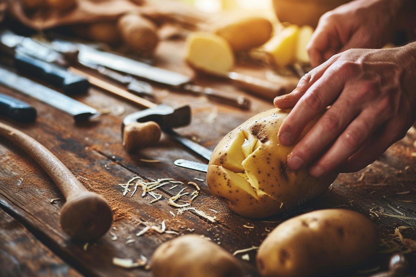 Comment sculpter des pommes de terre : astuces et conseils
