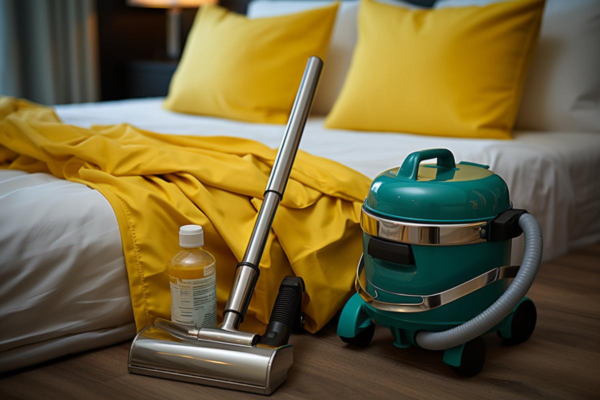 Découvrez le secret surprenant de nettoyage des hôtels pour un lit impeccable - aucune tache ne résiste!