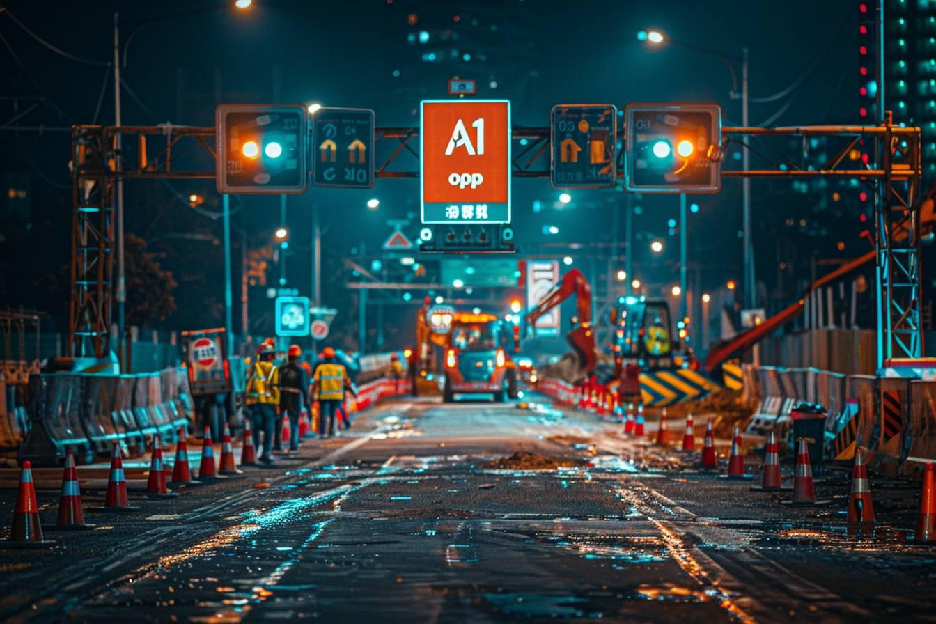 Fermetures nocturnes et travaux sur l'autoroute A1 : déviations et restrictions de circulation