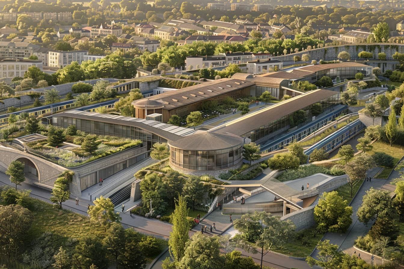 Fort d'Aubervilliers : projet urbain, gare et services locaux à Aubervilliers