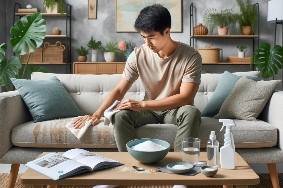 Le sel : découvrez comment cet allié inattendu peut nettoyer votre canapé !
