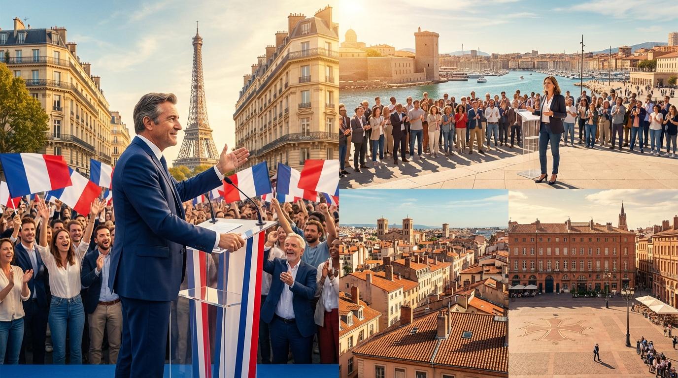 Municipales 2026 : résultats dans les 12 plus grandes villes de France