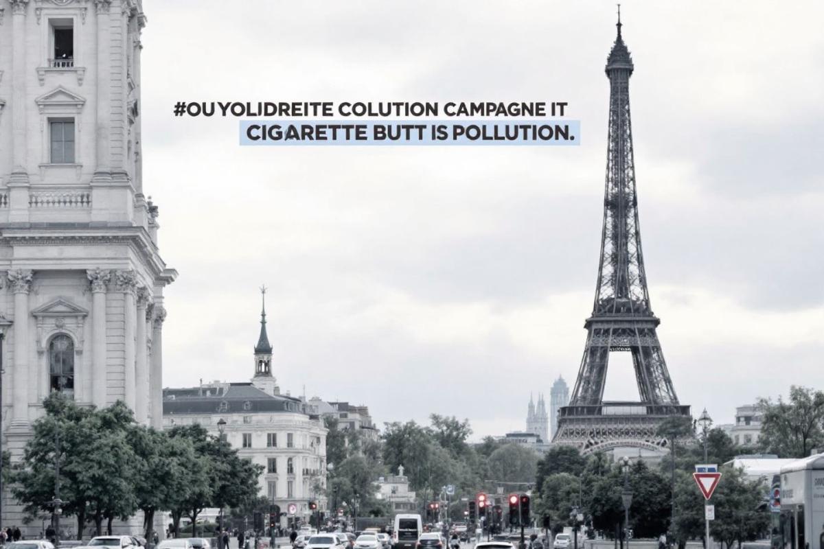 Paris dit stop aux 2 milliards de mégots jetés dans les rues : un plan d'action contre la pollution urbaine