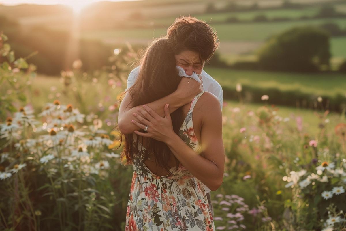 Un dimanche à la campagne : émotion intense et larmes pour une invitée