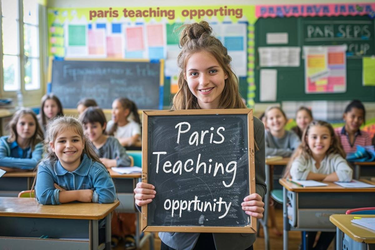 La Ville de Paris recrute : devenez professeur de la Ville et enseignez dans les écoles parisiennes