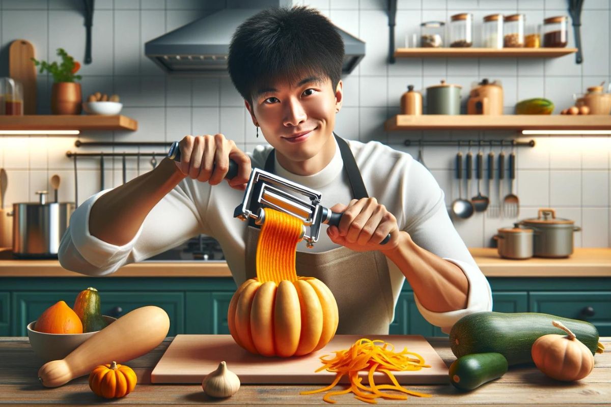 Voici le truc surprenant pour éplucher votre courge ou potimarron sans effort !