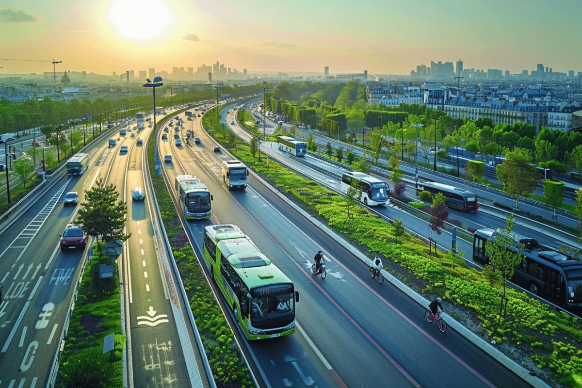 La voie réservée sur le périphérique expérimentée à Paris : un bilan après 3 ans de test